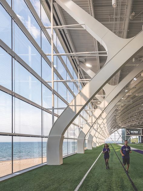 Sport Architecture, Soccer Center, Athletic Center, Fitness Facilities, Arch Design, Ice Rink, Sports Complex, Northwestern University, Basketball Uniforms