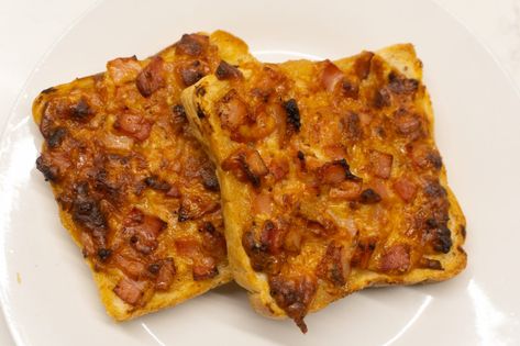 Savoury toast in Tasmania - Australian food history timeline Savoury Toast Toppings, Savoury Toast, Savory Foods, Toast Toppings, Australian Food, Egg Toast, History Timeline, Food History, Cafe Menu