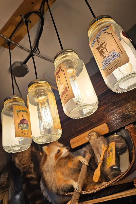 Have a little spare time? Create a fun decoration piece out of those mason jars. We'll supply the moonshine for your future project! 🌐 www.waltonsdistillery.com #DIY #DIYer #creativejuices #creativity #projects #moonshine #masonjar Moonshine Jars Decor, Moonshine Decor, 1920s Prohibition, Creativity Projects, Party Theme Decorations, Jars Decor, Decorated Jars, Decoration Piece, Theme Party Decorations