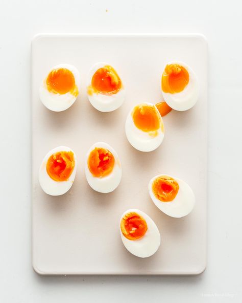 How to Make Jammy Soft Boiled Eggs Recipe | www.iamafoodblog.com Soft Boiled Eggs Recipe, Easy Snacks To Make, Snacks To Make At Home, Jammy Eggs, Boiled Egg Recipes, Japanese Egg, Three Ingredient Recipes, Cheese And Crackers, Egg Salad Sandwiches