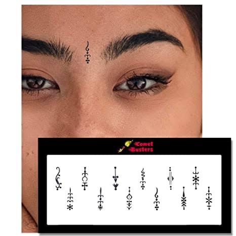 Tattoo Bride, Bindi Designs, Pvc Sheet, Indian Eyes, Funny Stick Figures, Eyeliner Designs, Hindu Religion, Brides With Tattoos, Face Painting Easy