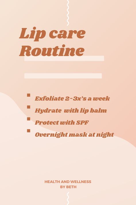 Transform your pout with this simple lip care routine! Learn how to exfoliate, hydrate, protect, and nourish your lips for a smooth, healthy look. Perfect for all skin types. #lipcare #beautytips #skincareroutine #selfcare Lips Care Routine, Lips Care, Dewy Makeup Look, Healthy Look, Routine Daily, Lip Care Routine, Dewy Makeup, Overnight Mask, Kissable Lips