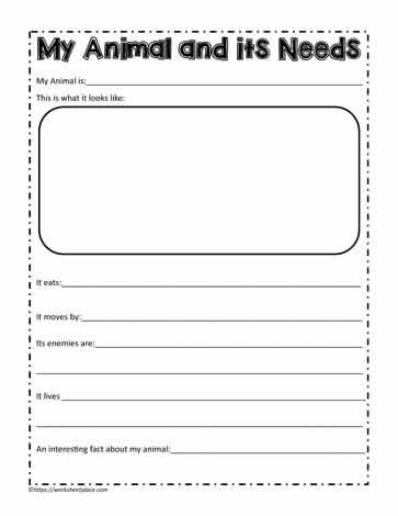 Animal Themed Science Experiments, Middle School Animal Science, 3rd Grade Animal Research Project, Create Your Own Animal, First Grade Animal Research Project, My Animal Research Worksheet, Create An Animal, Interesting Facts About Me, Animal Science