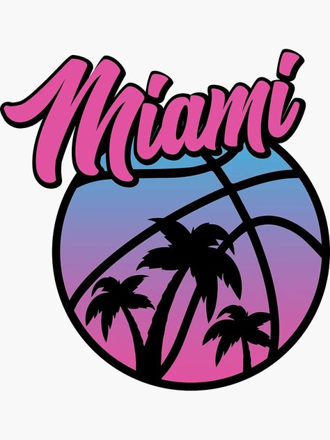 "Miami Heat Vice" Sticker for Sale by ll1designs | Redbubble Miami Heat Vice, Miami Heat Game, Miami Heat Logo, Heat Game, Heat Basketball, Ball Logo, Miami Dolphins Logo, Heat Fan, Dolphins Logo