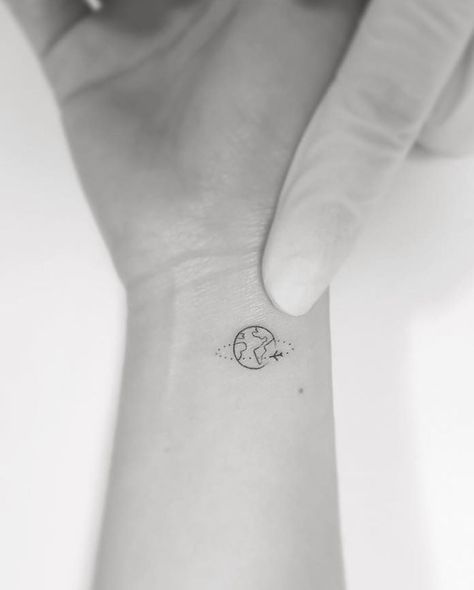 Planets Tattoo Design, Tattoo Planets, Planets Tattoo, Simple Tattoo With Meaning, Planet Tattoo, Simple Tattoos For Women, Planet Tattoos, Small Tattoos With Meaning, Cute Little Tattoos