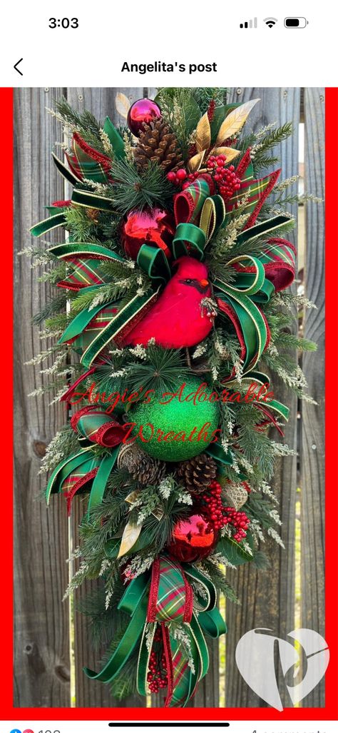 Swag Wreath, Christmas Swags, Christmas Magic, Wreath, Christmas