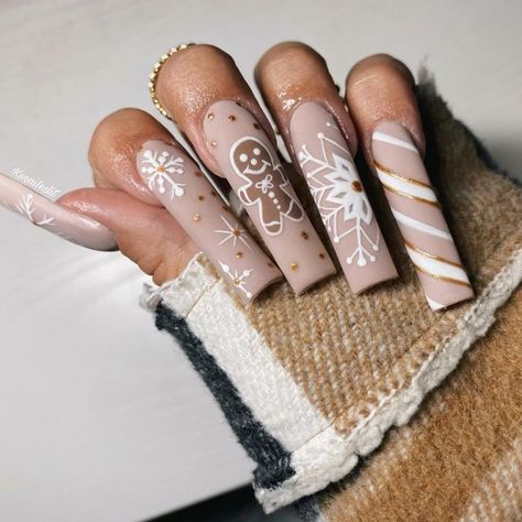 Winter Nails Acrylic, Sweater Nails, Short Square Acrylic Nails, Long Acrylic Nails Coffin, Acrylic Nails Coffin Pink, Long Square Acrylic Nails, Bling Acrylic Nails, Acrylic Nails Coffin Short, Xmas Nails