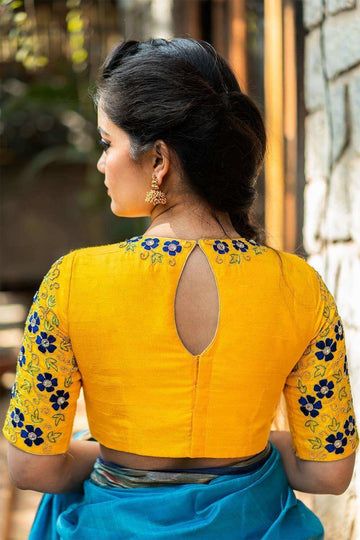 Buy Designer Blouses online, Custom Design Blouses, Ready Made Blouses, Saree Blouse patterns at our online shop House of Blouse from India. Readymade Blouse Online Shopping, Hand Embroidered Blouse, Blouse Designs High Neck, Boat Neck Blouse Design, Cotton Blouse Design, Saree Blouse Neck Designs, New Saree Blouse Designs, Sari Blouse Designs, Blouse Designs Indian