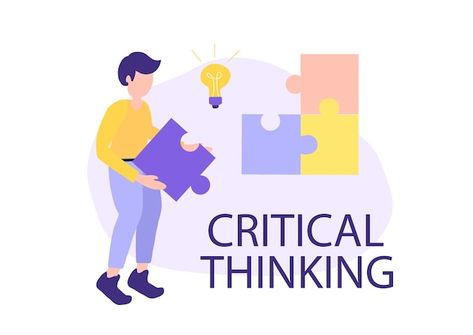 Critical thinking concept, search for id... | Premium Vector Critical Thinking Illustration, Critical Thinking Poster, Argumentative Essay Topics, Classroom Learning Space, Eid Mubarak Wishes, Cloud Illustration, Argumentative Essay, Business Problems, Essay Topics