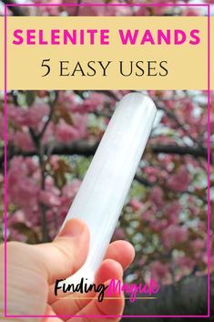 A selenite crystal is a healing powerhouse. Selenite uses are numerous but one of my favorites is wielding a selenite wand. Here are five tips on how to use selenite wands, their properties and benefits. #FindingMagick #selenite #crystals #crystalhealing #wands #magick #witch #witchcraft Selenite Crystals, Selenite Wand, Crystal Uses, Selenite Wands, Reiki Symbols, Become Wealthy, Crystals Healing Properties, Spiritual Crystals, Crystal Therapy