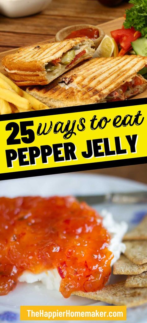 Pepper Jelly Dishes, Uses For Red Pepper Jelly, How To Use Red Pepper Jelly, Using Pepper Jelly, What To Make With Pepper Jelly, Recipes That Use Pepper Jelly, What To Use Pepper Jelly With, What To Do With Red Pepper Jelly, Ways To Use Hot Pepper Jelly