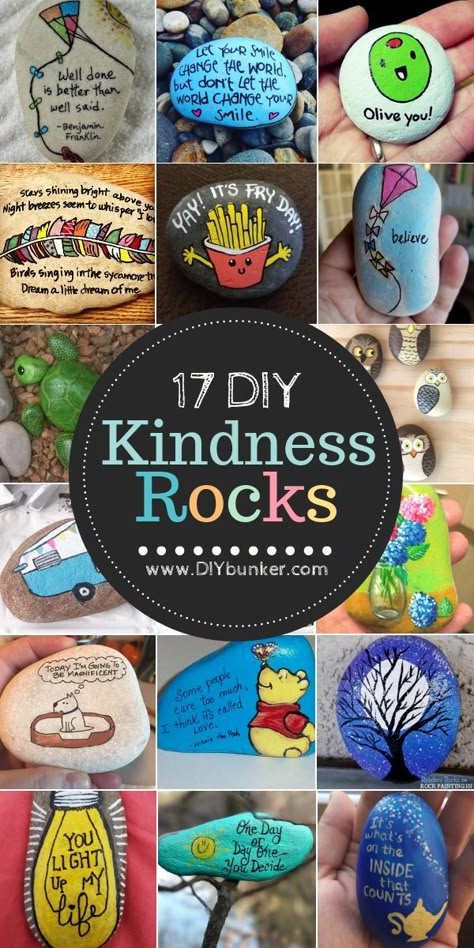 These painted rock ideas are the cutest!! If you're thinking of joining the kindness rocks project, this is where to start! #kindnessrocks #diy #crafts #paintedrocks #paintedrock Kindness Rocks Project, Painted Rock Ideas, Astuces Diy, Painted Rocks Craft, Painted Rocks Diy, Mason Jar Crafts Diy, Rock Painting Ideas Easy, Rock Painting Patterns, Rock Ideas