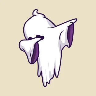 Dancing Ghost Cartoon, Funny Ghosts, Ghost Aesthetic Cartoon, Ghost Funny, Simple Ghost, Cartoon Ghost, Cartoon Character Costume, Ghost Drawing, Ghost Tattoo