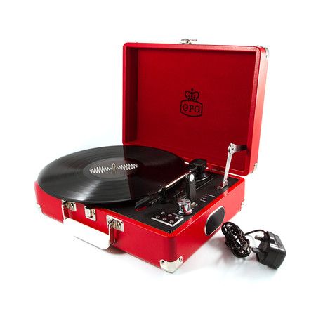 Red Record Player, Red Record, Suitcase Record Player, Portable Record Player, Turntable Record Player, Retro Record Player, Rca Connector, Vinyl Record Player, Turn Table Vinyl