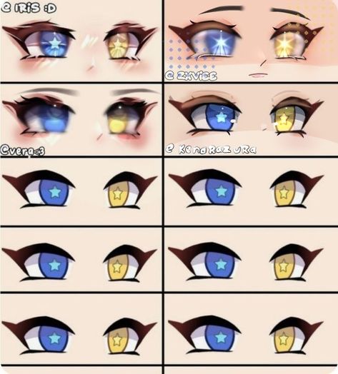 Gacha Eyes, Gacha Editing, Images Hello Kitty, Cute Eyes Drawing, Easy Pixel Art, Paint Brush Art, Body Base Drawing, Characters Inspiration Drawing, Gacha Art