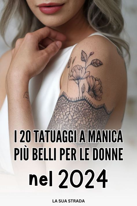 Se stai pensando a un tatuaggio a manica, ecco 20 delle opere più belle e trendy per le donne nel 2024. Questi disegni vari e affascinanti spaziano da motivi floreali delicati a composizioni audaci e colorate, offrendo ispirazione per tutti i gusti. Tattoos