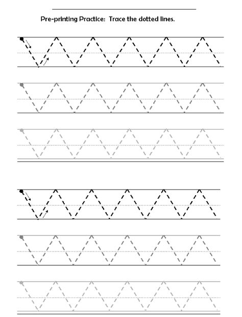 Before printing letters: lines, circles, zig zags | English 4 Me 2 Prewriting Worksheets, Line Tracing Worksheets, Free Printable Alphabet Worksheets, Tracing Worksheets Free, Shape Tracing Worksheets, Printable Alphabet Worksheets, Holiday Homework, Zigzag Line, Printing Practice