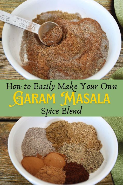 Step into the vibrant world of Indian cuisine and learn how to easily make Homemade garam masala. This recipe uses warming spices that you may already have in your pantry or can easily find at the local grocery store. Indian Spice Recipes, Garam Marsala Diy, Diy Garam Masala Spice, How To Make Garam Masala At Home, Home Made Spice Mixes, How To Make Spices, Spice Recipes Homemade, Gram Masala Recipe, Mixed Spice Recipe