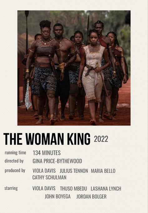 The Woman King Movie, Teenage Movies, African Kingdom, Black Love Movies, The Woman King, African American Movies, Woman King, Movie Character Posters, Indie Movie Posters