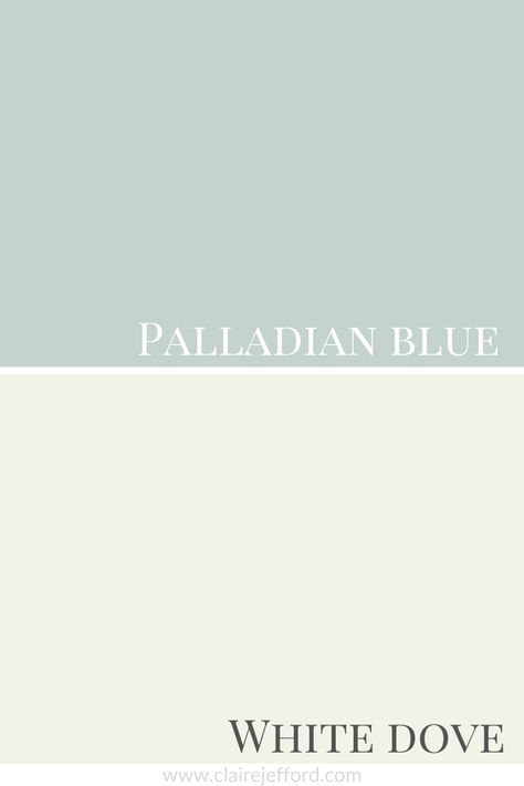 Palladian Blue and White Dove make a beautiful pairing for walls and trim. See more whites that you can pair with Palladian Blue by Benjamin Moore. Bm Palladian Blue Bedroom, Benjamin Moore Coastal Colors, Palladian Blue Bathroom, Paladian Blue, Paint Bookcase, Benjamin Moore Palladian Blue, Dark Blue Grey Paint, Palladian Blue Benjamin Moore, White Dove Benjamin Moore