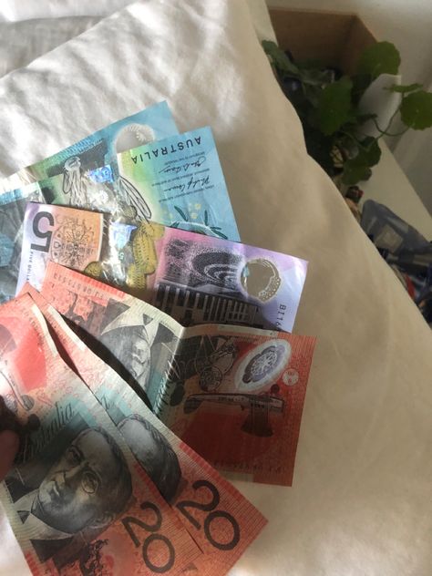 Australian Dollars Aesthetic, Australia Dollar, Australia Money, Australian Money, Love And Peace, 20 Dollars, Money Goals, Bank Notes, Goods And Services