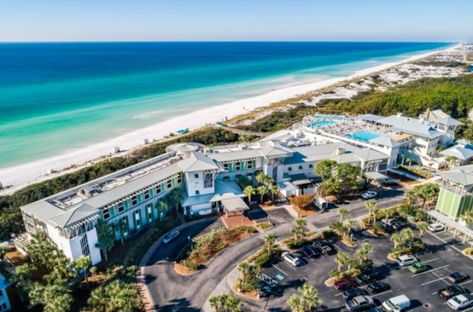 The WaterColor Inn & Resort in Florida is a 60-room boutique hotel right on the Gulf of Mexico. Watercolor Inn And Resort, Florida Getaway, Romantic Resorts, Florida Resorts, Gulf Coast Florida, Florida Hotels, In The Middle Of Nowhere, Middle Of Nowhere, Santa Rosa Beach