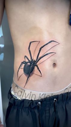 Black Widow Spider Tattoo, 3d Spider Tattoo, Tato 3d, Black Widow Tattoo, Colorful Skull Art, Spiderman Tattoo, Album Cover Wallpaper Collage, Insect Tattoo, Shiva Tattoo Design