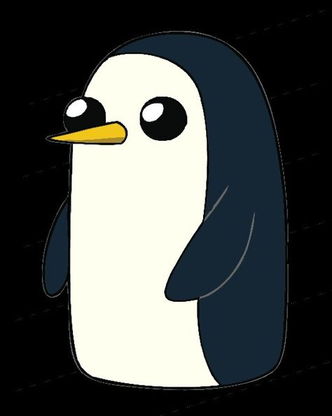 Gunter Adventure Time Drawings, Adventure Time Tattoo, Adventure Time Characters, Funny Tattoos, The Penguin, Desenho Tattoo, Adventure Time Art, Cartoon Stickers, Art Drawings Simple