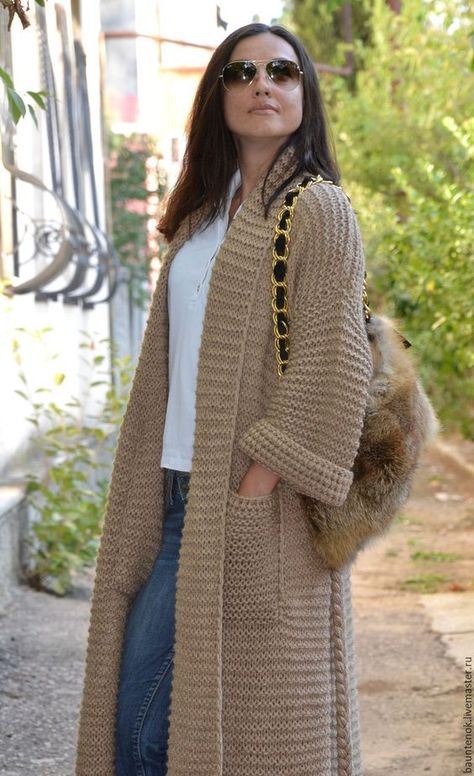 Gilet Crochet, Crochet Coat, Crochet Jacket, Crochet Cardigan Pattern, Coat Patterns, Sweater Crochet Pattern, Knitted Coat, Long Sweaters Cardigan, Cardigan Pattern