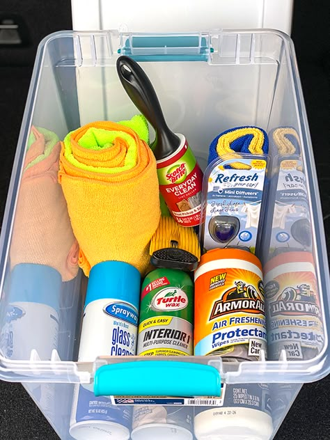 Car Cleaning Kit (1) Car Cleaning Organization, Car Cleaning Supplies Organization, Clean Car Interior Aesthetic, Car Cleaning Essentials, Car Cleaning Aesthetic, Mom Car Organization, Clean Car Aesthetic, Car Kit Essentials, Vehicle Organization