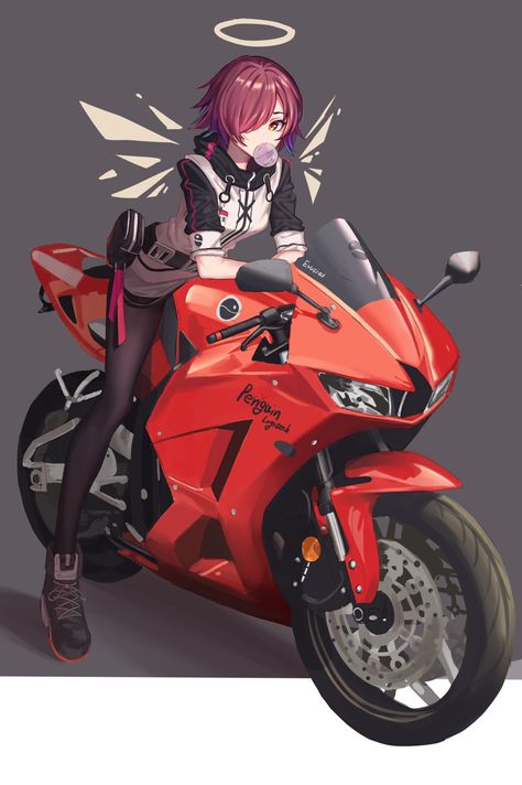 Motorbike Illustration, Anime Motorcycle, Motorbike Art, Motorcycle Drawing, Automotive Illustration, Motorcycle Illustration, Car Illustration, Bike Art, Anime Drawings Boy