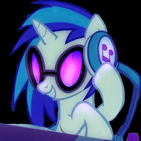 Octavia Melody, Dj Pon 3, Vinyl Scratch, Pony Unicorn, Raised Eyebrow, Slice Of Life, Musical Instrument, Dj, Vinyl