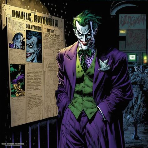 Joker Comic Book, Joker Arkham, Trippy Cartoon, Joker Halloween, Joker Comic, Joker Images, Joker Poster, Joker Artwork, Bob Kane