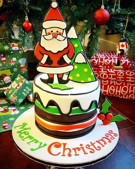 Cartoon Cake Ideas, Comic Cake, Christmas Cake Designs, Xmas Cake, Cartoon Cake, Comic Cartoon, Cake Trends, New Cake, More Life