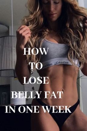 How to lose belly fat in a week. Belly Fat In One Week, Stomach Fat Loss, Body Toning, Simple Exercise, Remove Belly Fat, Lose 5 Pounds, Fat Workout, Lose Belly Fat Workout, Start Losing Weight