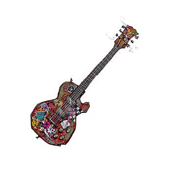 Hobie Brown guitar - Spider Punk • Millions of unique designs by independent artists. Find your thing. Punk Guitar, Hobie Brown Spider Punk Wallpaper, Hobie Brown Guitar, Hobie Brown Spider Punk Wallpaper Pc, Spider Punk Guitar, Spiderpunk Guitar, Hobie Brown Spider Punk Poster, Hobie Brown Spider Punk Guitar, Spider Guitar