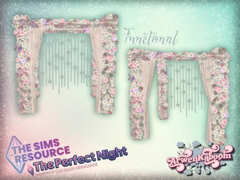 The Sims Resource - The Perfect Night - Wedding Arch Sims Packs, Sims 4 Bedroom, Sims 4 Cc Shoes, The Sims 4 Packs, Sims 4 Expansions, Fairy Furniture, Sims Four, Sims 4 Cc Packs, Sims 4 Cc Furniture