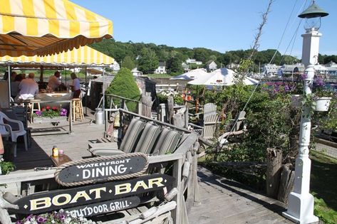 Maine Seafood, Maine Fall, Boothbay Maine, Maine In The Fall, Boat Bar, Boothbay Harbor Maine, Monhegan Island, Boothbay Harbor, Waterfront Dining