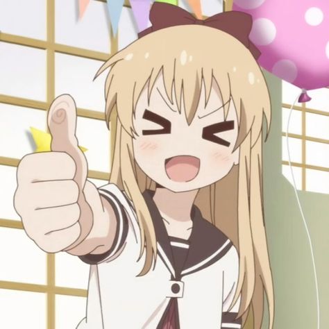 Yuru Yuri Ten Yuru Yuri Icons, Yuri Gif, Cybergoth Anime, Yuru Yuri, Kobayashi San, Anime Expressions, Yuri Anime, Anime Stickers, Cute Profile Pictures