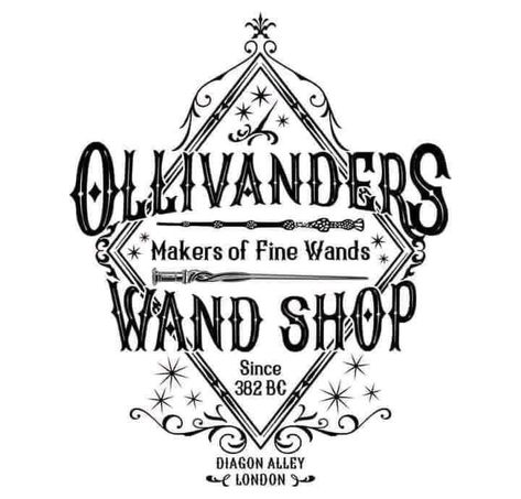 Olivanders Wand Shop, Harry Potter Svg Free, Harry Potter Weihnachten, Wand Shop, Harry Potter Printables, Festa Harry Potter, Anniversaire Harry Potter, 3d Files, Theme Harry Potter