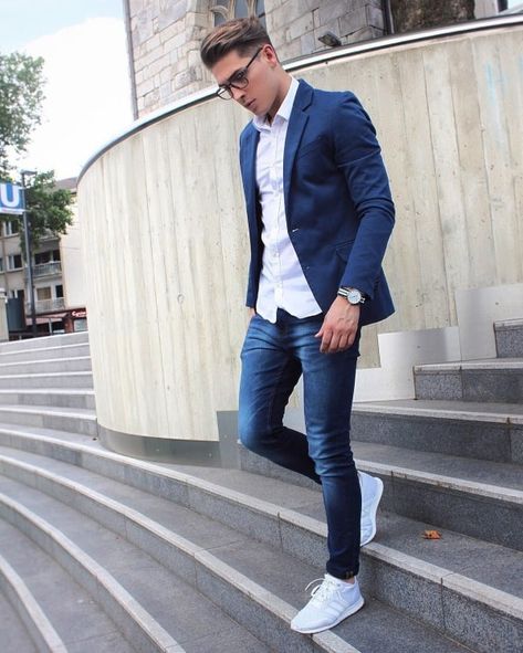 Mens Dress Outfits Business Casual Sport Coats, Men Work Outfits, Stylish Business Outfits, Wardrobe Men, Mens Fashion 2018, Blazer Outfits Men, Jacket Ideas, Best Casual Outfits, Mens Fashion Edgy