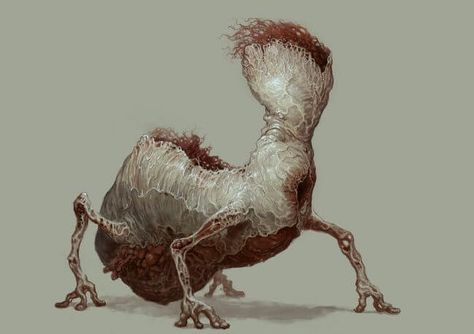 Scorn Concept Art Looks Just as Messed Up as the Game Itself Scorn Art, Grotesque Art, Shadow Of The Colossus, State Of The Art, Horror Monsters, Cosmic Horror, Monster Concept Art, Weird Stuff, Monster Design