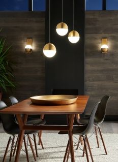 Inspiration Gallery, Application Gallery | Tech Lighting Sconces Dining Room, Kitchen And Dining Room Lighting, Monorail Lighting, Countertops Granite, Chandeliers Modern, Loft Ideas, Tech Lighting, Modern Wall Sconces, Decorative Metal