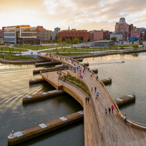 Dezeen's top 10 bridges of 2020 Infrastructure Design, Bridges Architecture, Pedestrian Bridge, Bridge Design, A Bridge, Built Environment, Urban Planning, Architecture Firm, Architecture Project