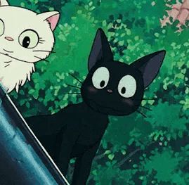 cat anime aesthetic retro Kikis Delivery Service Aesthetic, Kiki's Delivery Service Cat, Kiki Cat, Wallpaper Gatos, Art Studio Ghibli, Studio Ghilbi, Studio Ghibli Background, Studio Ghibli Characters, Ghibli Artwork