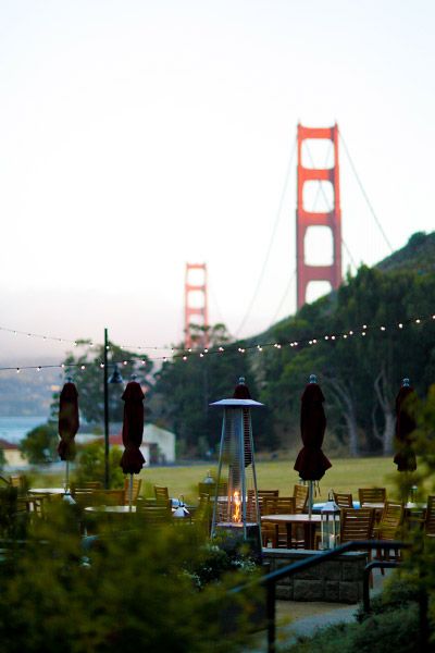 Just visited Cavallo Point as a possible wedding venue and this was really the view - the fiancé did good! San Francisco Wedding Venues, Cavallo Point Wedding, Wedding Locations California, Party Location, Sf Wedding, Yosemite Wedding, San Francisco Wedding, The Golden Gate Bridge, Bay Area Wedding