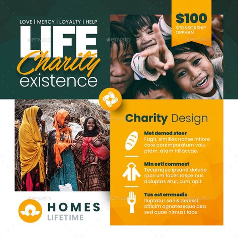 Ngo Social Media Post, Ngo Social Media, Charity Social Media, Charity Event Poster, School Branding, Event Posters, Portfolio Website Design, Food Graphic Design, Graphic Design Photoshop