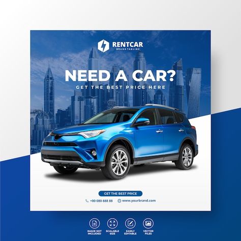 Car Dealership Social Media, Car Social Media Design, Car Banner Design, Car Social Media Post, Car Graphic Design, Car Post, Car Advertising Design, Car Banner, Rent Car