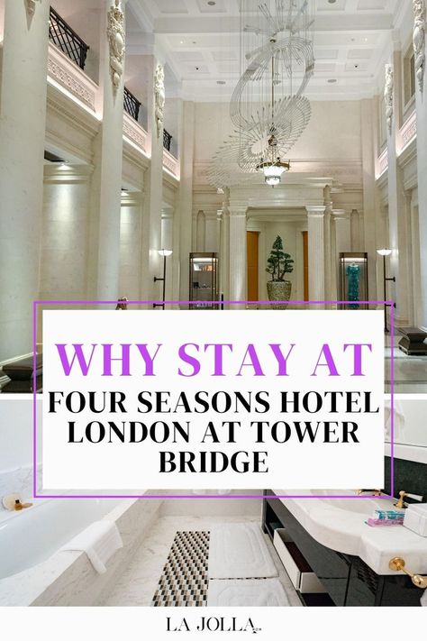 Majestic marble lobby with towering columns and dramatic glass chandelier beneath ornate coffered ceiling Four Seasons London, Best London Hotels, Reasons To Stay, Uk Trip, Hotels Around The World, London Hotels, Four Seasons Hotel, Uk Travel, Luxury Hotels