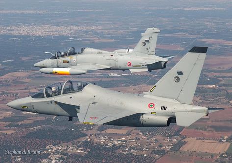 Nice air-to-air study of Aeronautica Militare (Italian Air Force) MB339 and M346 (locally designated T-346) over southern Italy. ________… Italian Air Force, Southern Italy, Western Europe, Military Aircraft, Air Force, Aircraft, Force, Italy, On Instagram